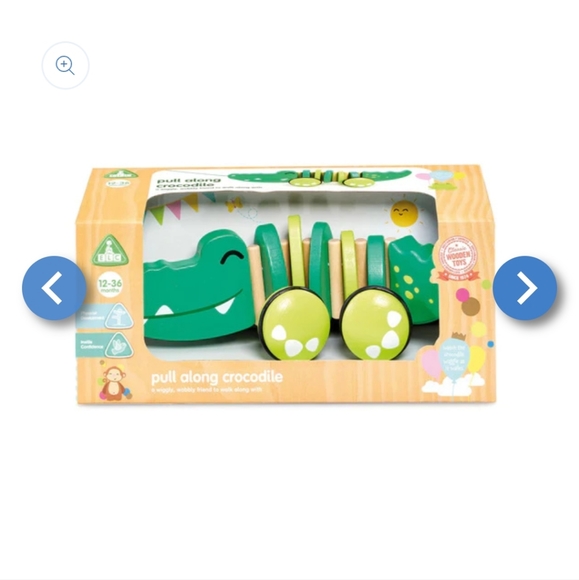 Toddler Pull-Along Crocodile - Picture 2 of 4